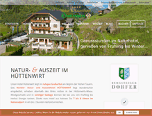 Tablet Screenshot of huettenwirt.com